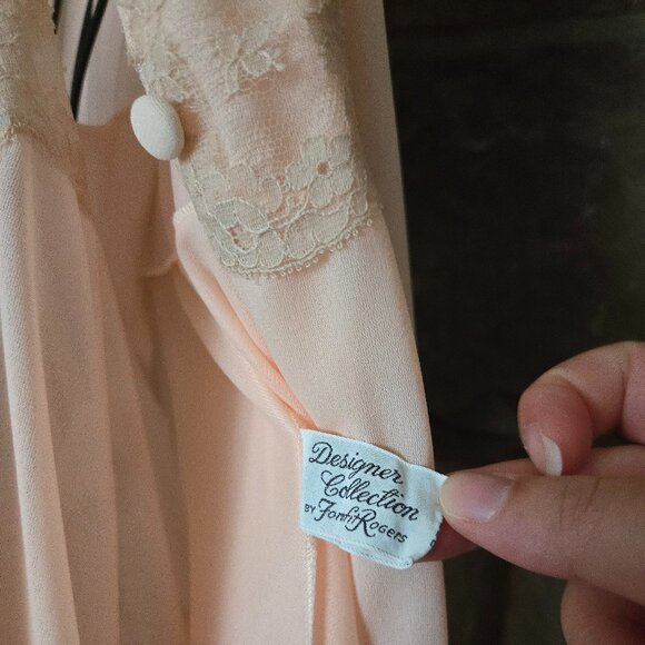 Vintage Designer Collection by Formfit Rogers Babydoll Peignoir Set - Picture 15 of 16